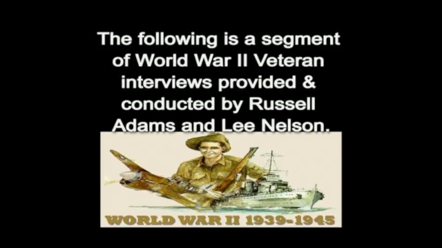 WWII Interview Art Maxwell with Russ Adams 1-22-10