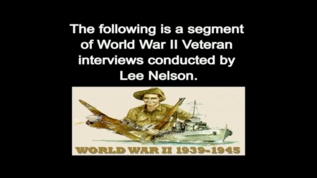 WWII Interview Bob Anderson 5-27-08